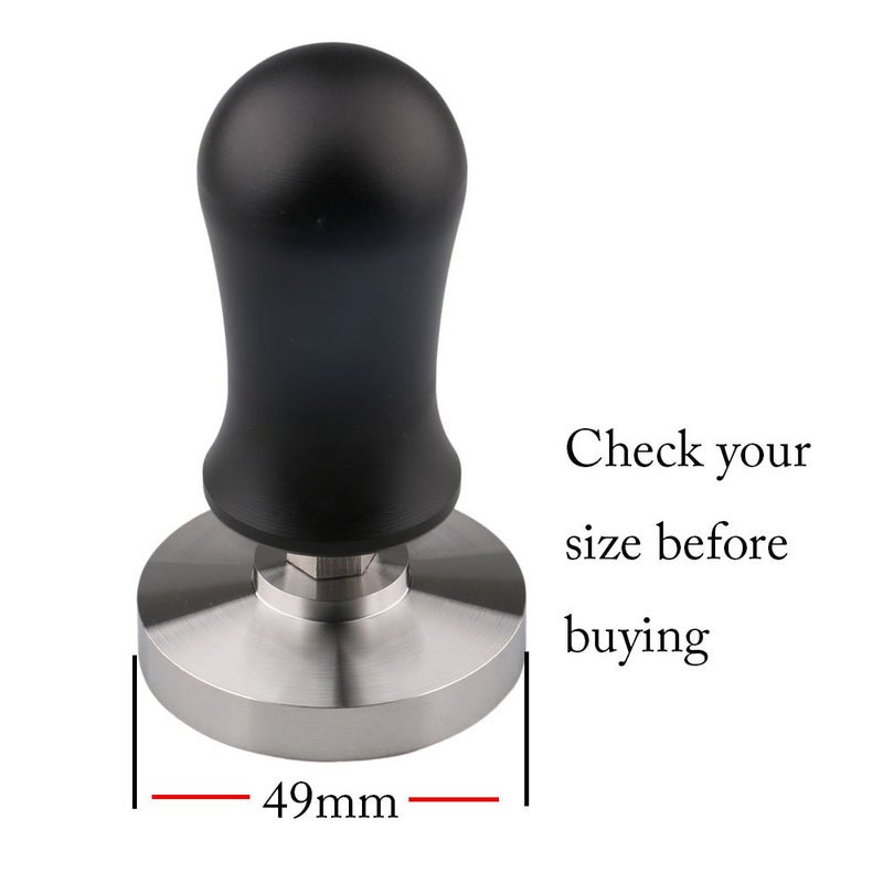 omgogo Calibrated Coffee Tamper 49mm for Coffee and Espresso black - Image 2
